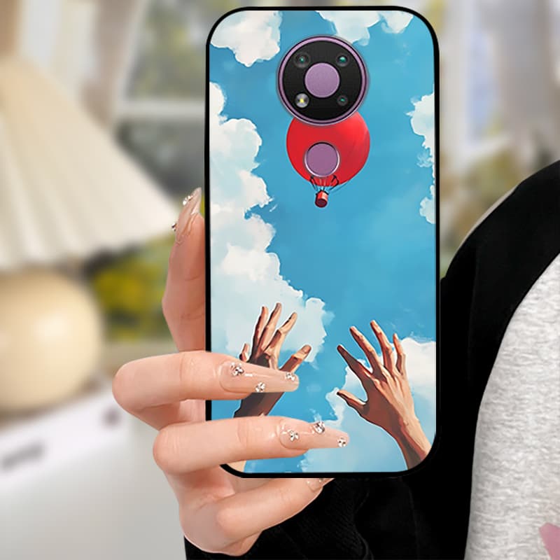 Capa For Nokia 5.4 Cases Black Silicon Soft TPU Phone Case For Nokia 5.4 5.1 7.1 Protective Camera Coque Nokia5.4 Back Shells