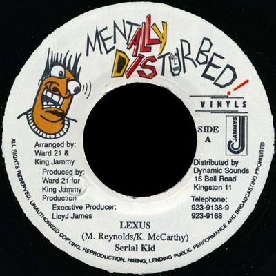 7inch Record SERIAL KID / SHAKA POW - Lexus / A Who NONE Mentally Distur Jamaica Reggae, Ska & Dub Used