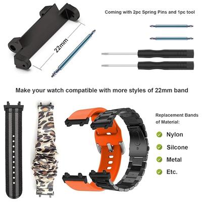 1 Set Für Amazfit T-Rex /T-Rex Pro/T Rex 2 Uhrenarmband Verbindungsstück Schraubenwerkzeug Stift Metalladapter Stift Schraubendreher Zubehör