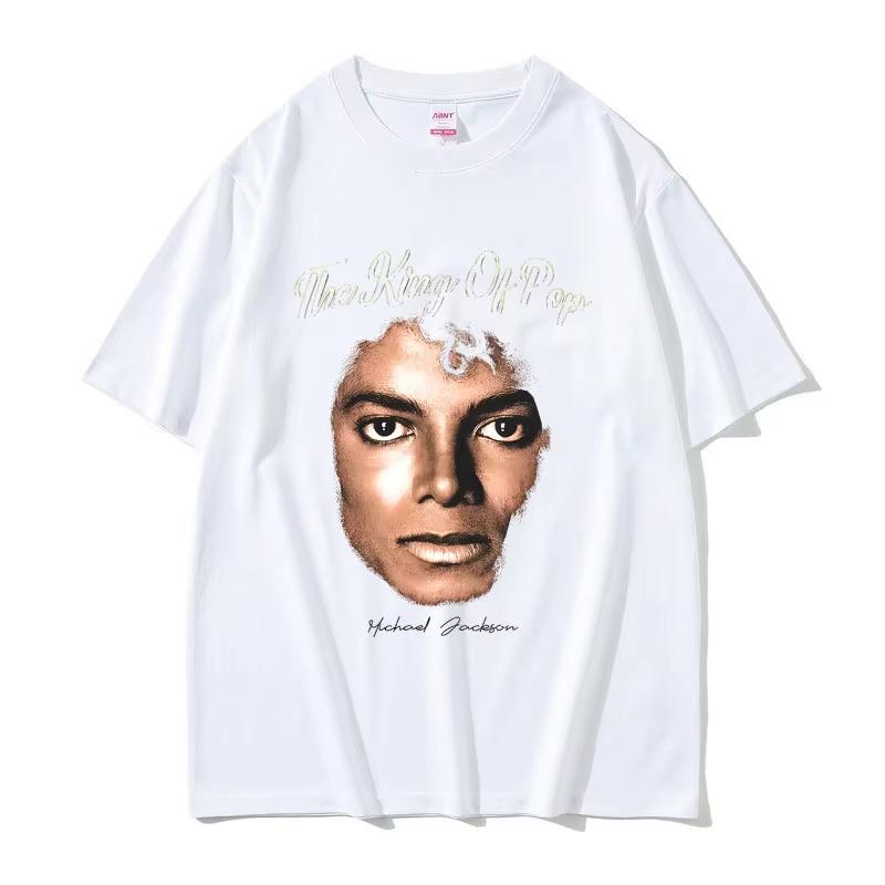 The King of Pop Michael Jackson Graphic Tshirt Men Women Fashion Casual Vintage T Shirts Tops Unisex Gothic Rock Streetwear