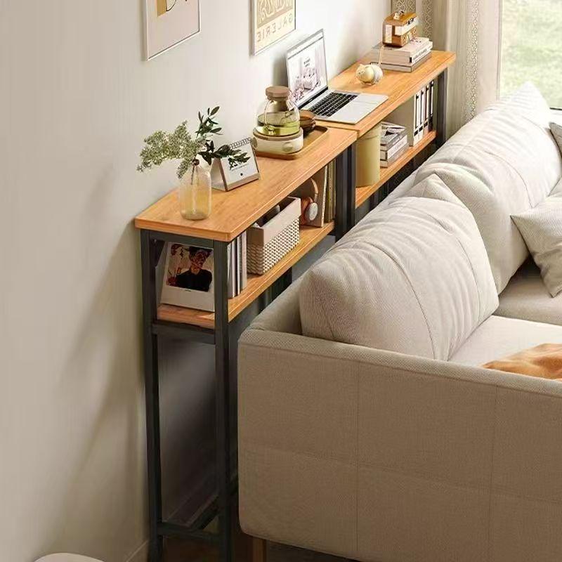 Wall-Leaning Bedside Gap Storage Rack