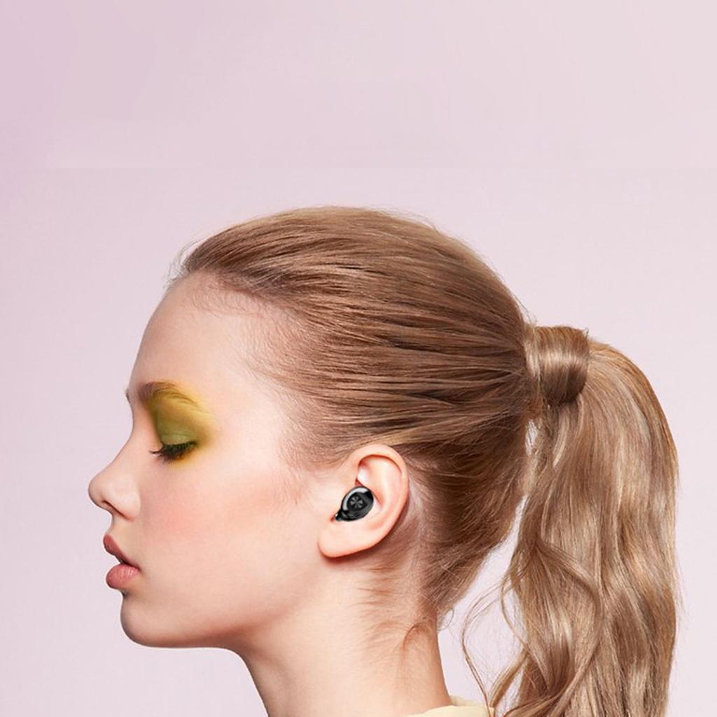 Bluetooth5.0 Earbuds Digital Display Screen Noise Reduction Stereo HiFi Wireless Earbuds with Speaker for Sports