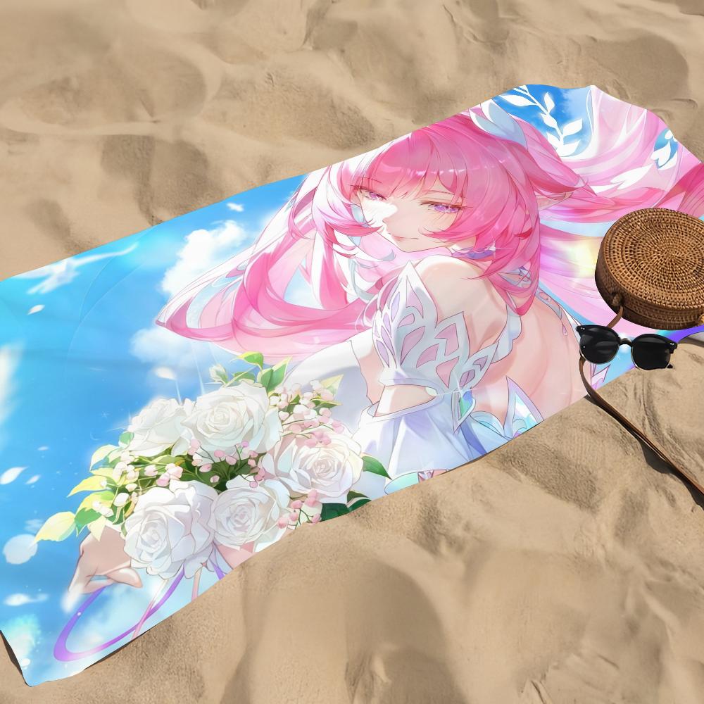 Game Honkai Star Rail Cyrene b Towel Beach Towel Oversized Quick Dry Towel Absorbent Soft Swim BeachTowels for Men Women