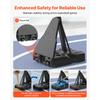 SucceBuy Portable Basketball Stand 7.55 to 10 ft Height Adjustment with 54 inch PC Backboard for Kids Adults in Schools Parks