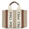 CHC22AP237I2690U Woody Linen Mini Tote Bag2WAY Bag Linen Array