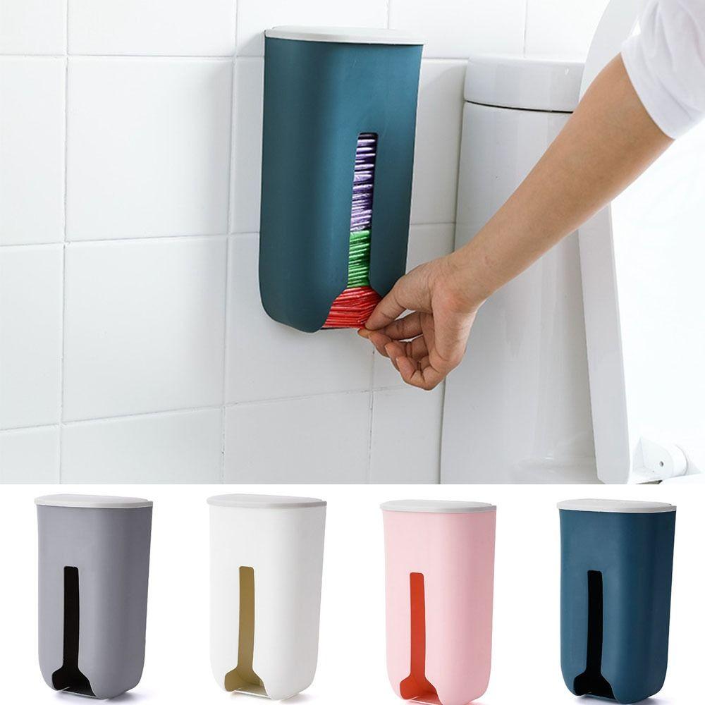 Wall-Mounted Garbage Bag Holder Large Capacity Trash Bag Saver Plastic Bag Storage Bag  Kitchen