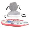 Premium PVC aufblasbarer Kajak-Stuhl mit verstellbarem Gurt, Rückenlehne, Zubehör für Paddle-Board-Sitz für Rafting und Angeln