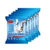 6pcs/box Drain Hair Clog Dissolver Drain Cleaner Deodorizing Powder Anti-clogging Pipe Unclogging Powder Plant Extracts