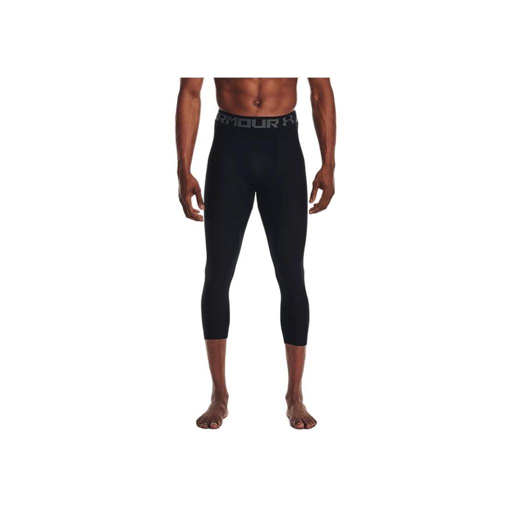 Under Armour Calças Capri de Compressão para Treino HeatGear® Armour com Gráfico Masculino Preto 1364602-001