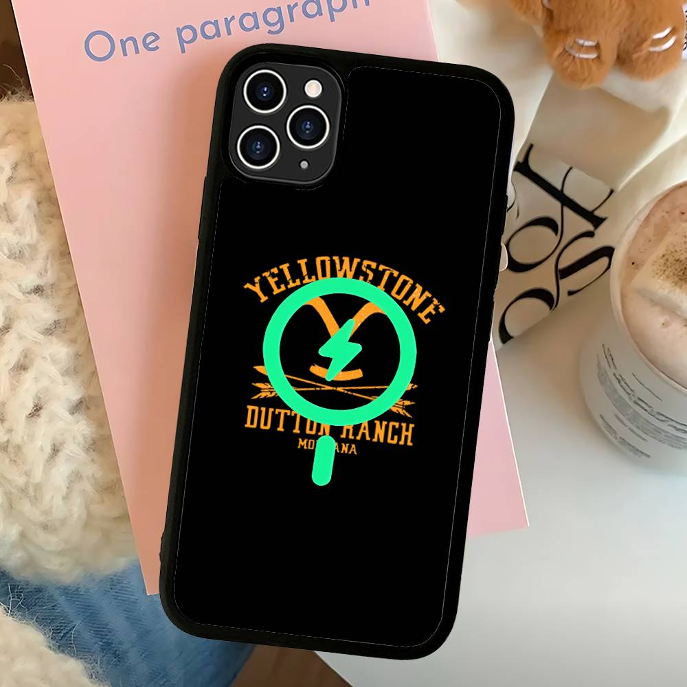 Y-Yellowstone Logo For Magsafe Magnetic Wireless Phone Case For IPhone 11 12 13 14 15 16 17 Pro Max Plus Cover