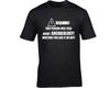 Warning Mens TShirt Archaeology Funny Hobby Archaeologist History Artifacts