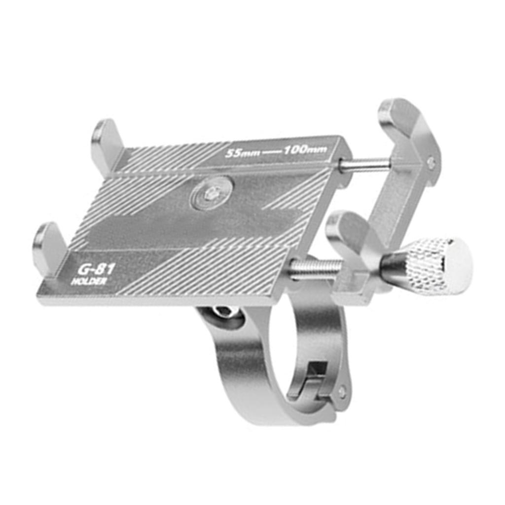 Cykelstyre Telefonhållare Klämma Aluminiumlegering Halkfri för Mountainbike Scooter Crosscyklar Styre Telefonklämmor