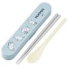 Skater Moomin Unique Chopsticks and Spoon Set with Case 19.5cm/18cm CCS4SAT-A Made In Japan Bento Utensils