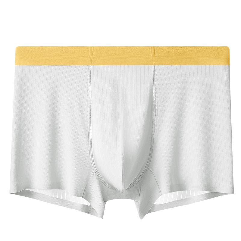 Men's Quick-Dry Seamless Elastic Underwear - Custom Plus Size Breathable Ice Silk