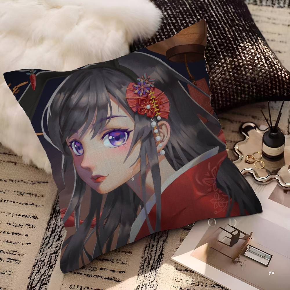 Rascal Does Not Dream Of Bunny Girl Cushion Cover Decorative Pillow Sofa Home Decor Case Pillow Cases