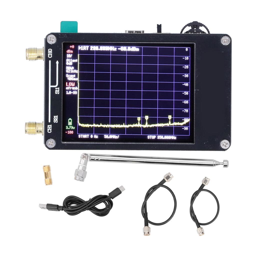 2.8in Spectrum Analyzer Portable Handheld Tiny Frequency Analyzers with Touch Screen 0.1?960MHZ