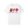 Peace Love Dogs Unisex T-shirt, Dog Lover Tee, Pet Owner Gift, Dog Mom
