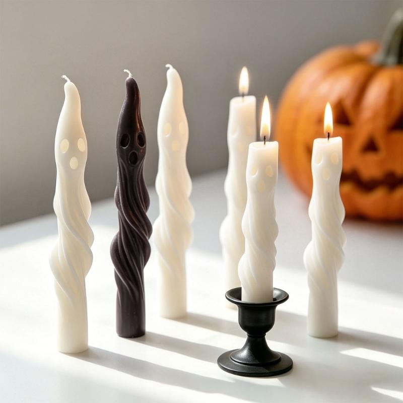 Flexible Silicone Spectures Candle Mould For Halloween Projects