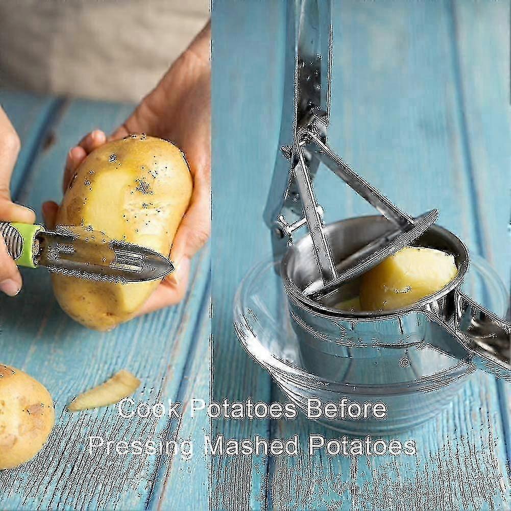 Potato Press Potato Press Potato Masher Robust Stainless Steel Kitchen Peeler
