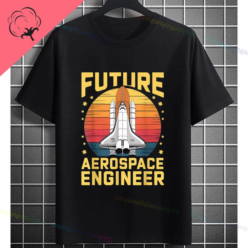 Funny Aerospace Engineer Graphic Tshirt with Crazy Enough To Blast You Into Space Slogan Pure Cotton Short Sleeve Casual Tee