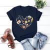European and American spot bear letter printing crew neck T-shirt spring and summer casual short-sleeved crew neck top T-shirt