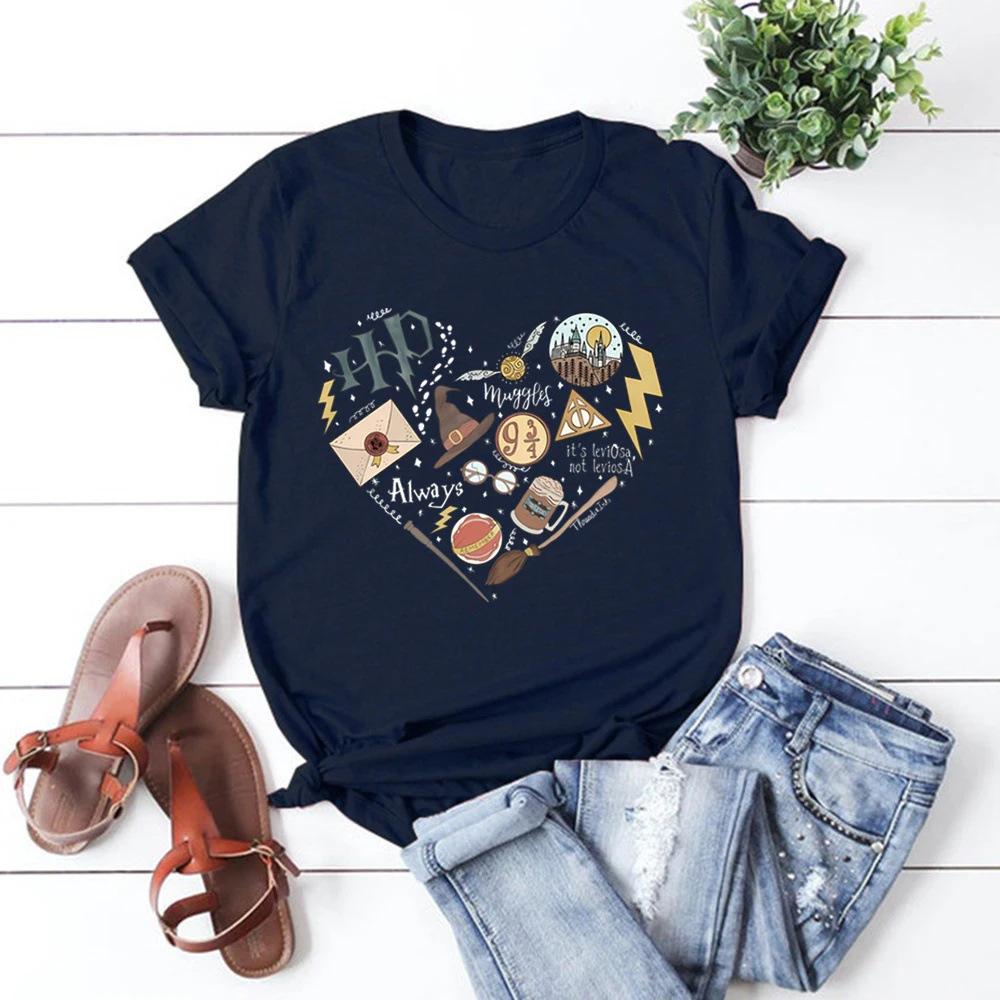 European and American spot bear letter printing crew neck T-shirt spring and summer casual short-sleeved crew neck top T-shirt