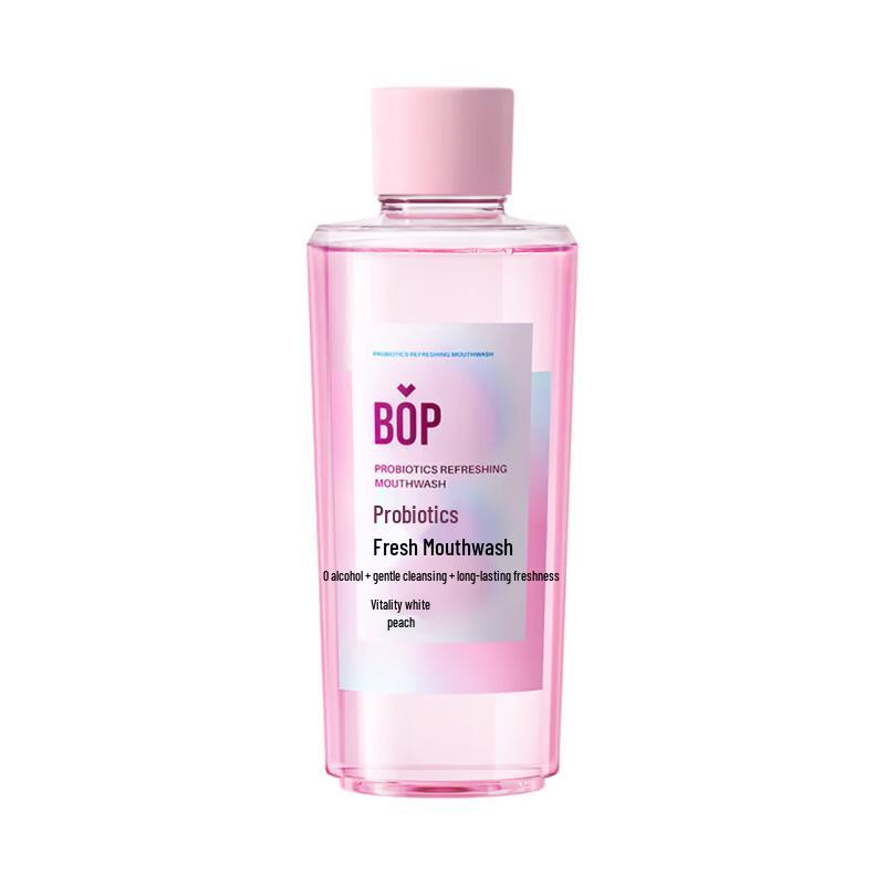 bop Probiotic Mouthwash, Vitality White Peach