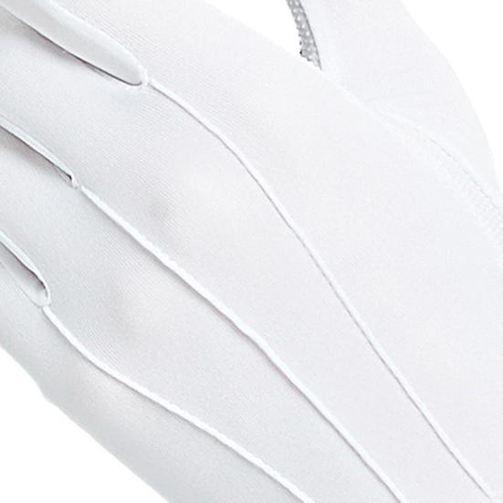 1/2/3 Pairs Formal White Gloves for Men Women, Anti-slip Breathable Uniform Gloves, Costume Dress Gloves for Halloween Cosplay Party