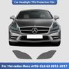 Für Mercedes Benz AMG CLS 63 2012-2017 TPU Scheinwerfer Kratzfest Schwarz Transparent Farbwechselnde Schutzfolie