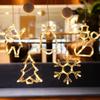 LED Christmas Decorative Lights Santa Claus Snowman Reindeer Christmas Tree Decorations Holiday Party Decorations Star Lights