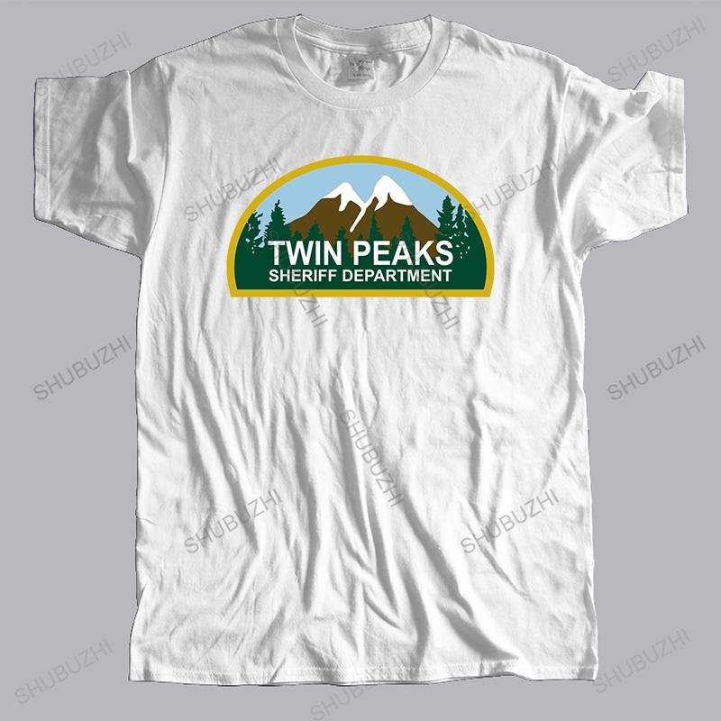 

Новое поступление, футболка унисекс, летние хлопковые футболки с короткими рукавами, одежда унисекс, футболка унисекс с рисунком «Твин Пикс», большой размер 4XL