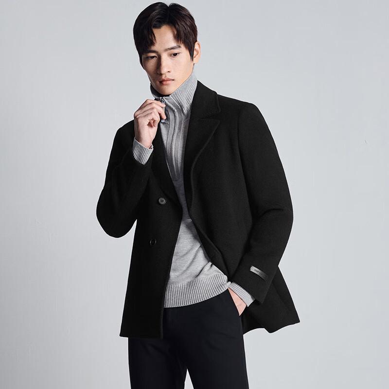 Baoxiniao Men's Business Casual Short Wool Coat