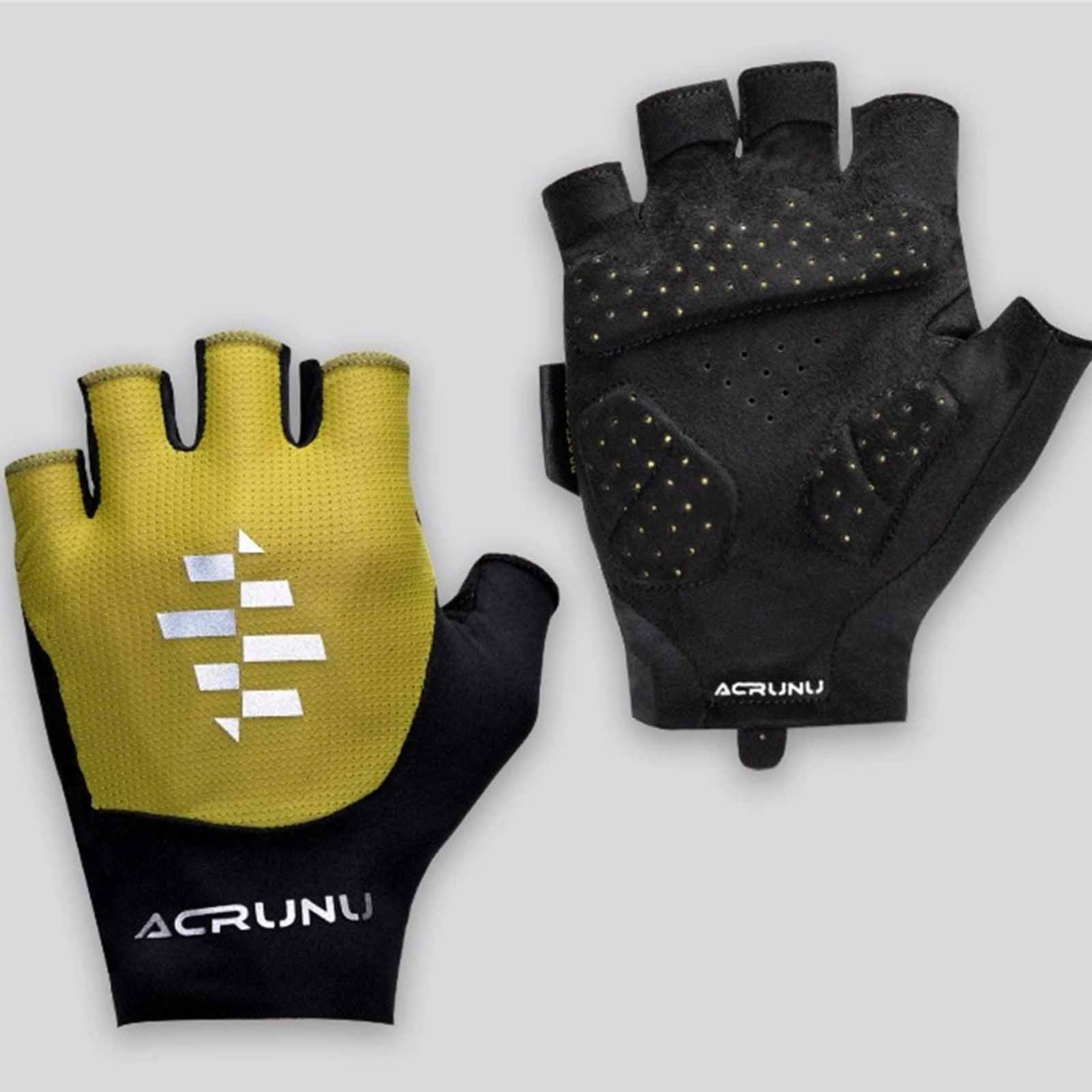 

Bike Half Finger Gloves, Cycling Gloves with Pads Cushion, Breathable Sports Gloves for Mountain Road Biking & Fitness Training S