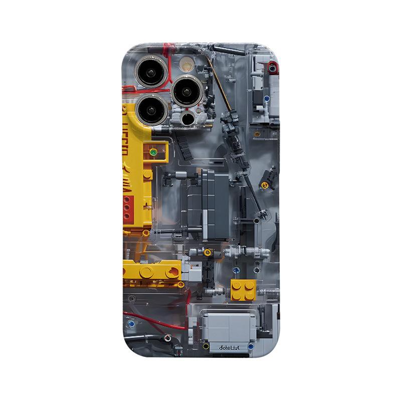 Creative Installation Mechanical Phone Case for Apple 13pro High-end All Inclusive IPhone 15 Phone Protective Case