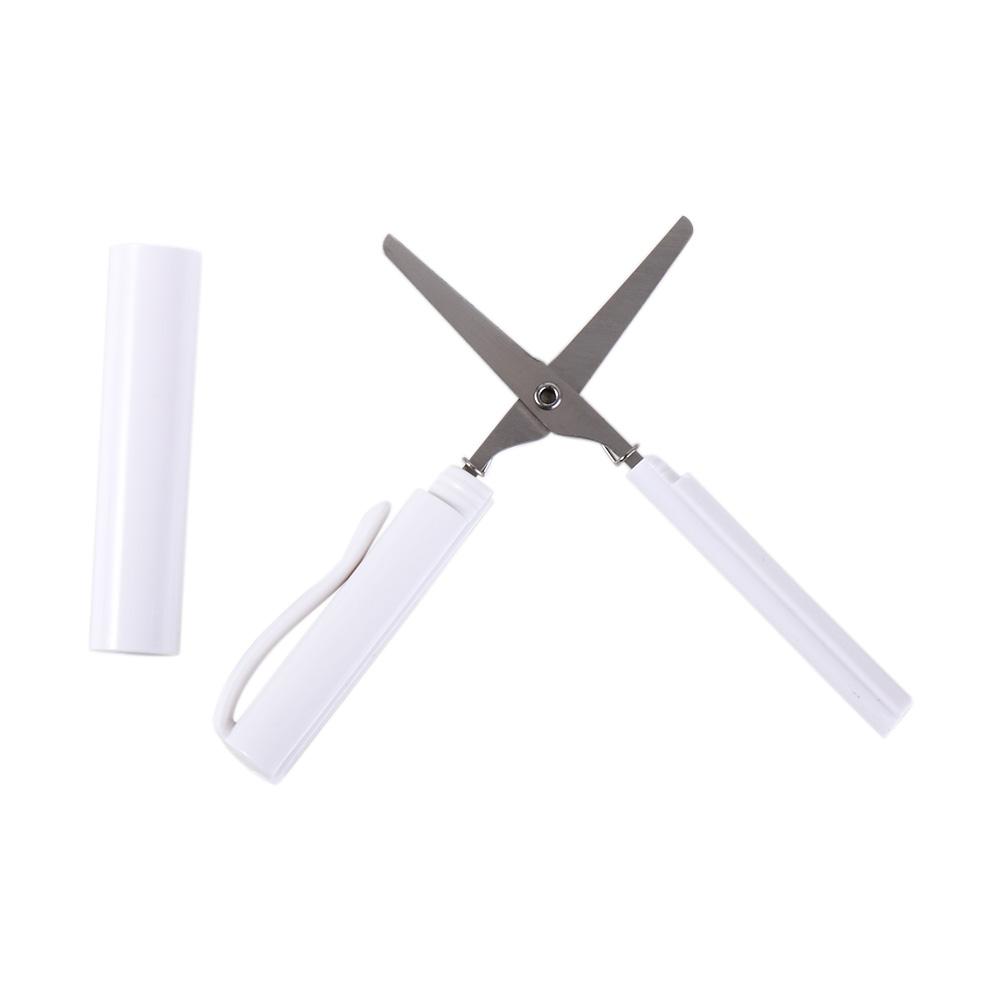 Student Stationary DIY Handcraft Scissor Handwork Art Tools Safe Folding Scissor Pen Shape Scissor