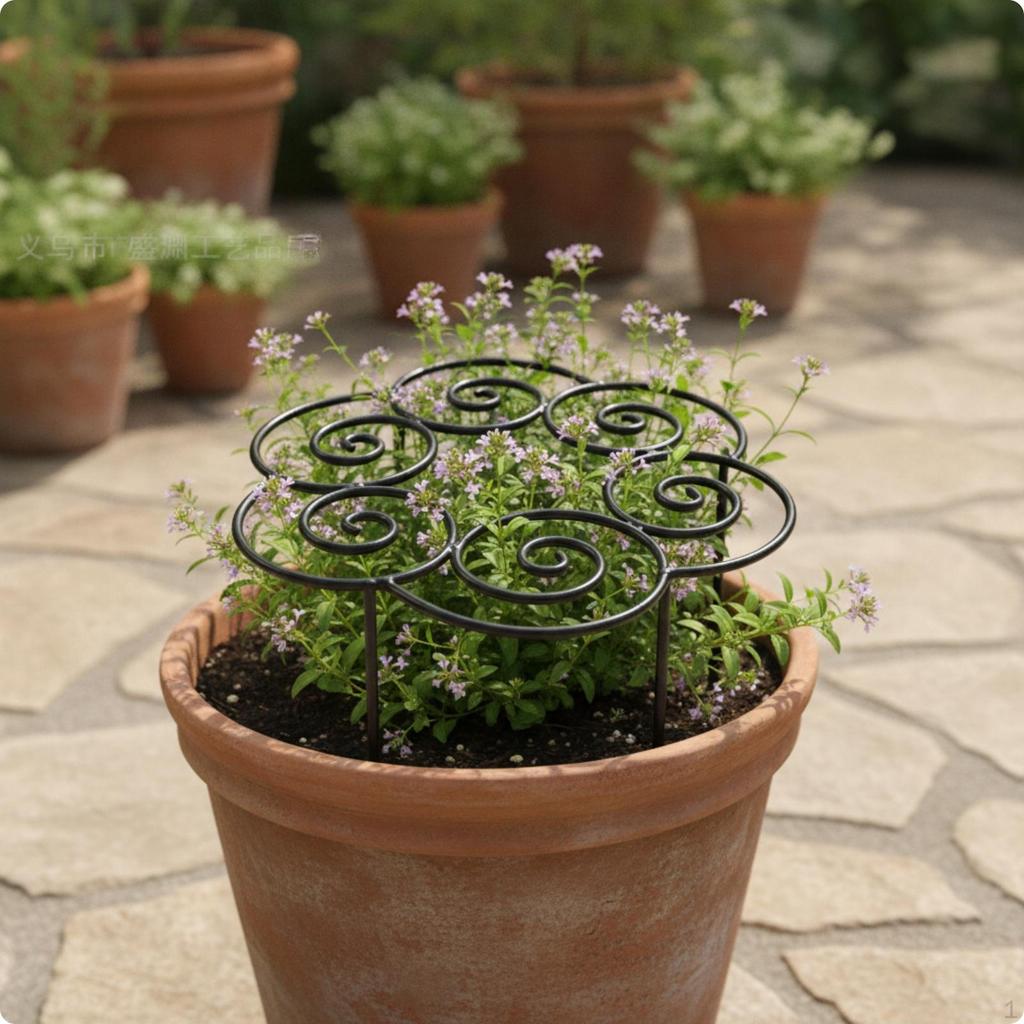Pflanzenstützschlaufe Rostbeständiger Blumenkäfig