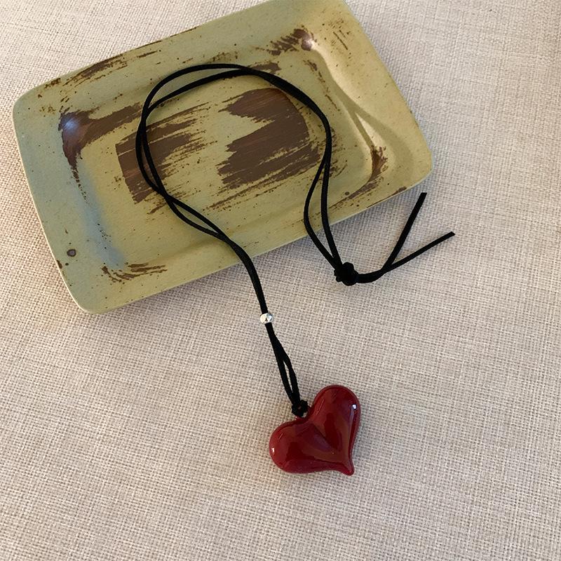 Minimalist Adjustable Acrylic Geometric Necklace - Versatile Fashion Sweater Chain