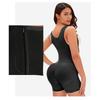 Body da donna con zip posteriore, spalline regolabili, cavallo aperto, bordo in pizzo, vita alta, controllo pancia, sollevamento glutei, modellante snellente
