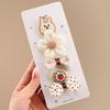 Adorable Cartoon Animal & Flower Hair Clips Set for Baby Girls