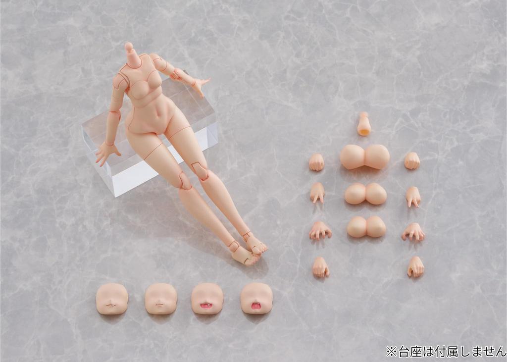 Aoshima Bunka Kyozai Kemonopla Human Parts Set ABS Plastic Model (AOSHIMA) No. KO-01R [Color A] Non-Scale, Approx. 135mm, & PVC, Pre-Colored