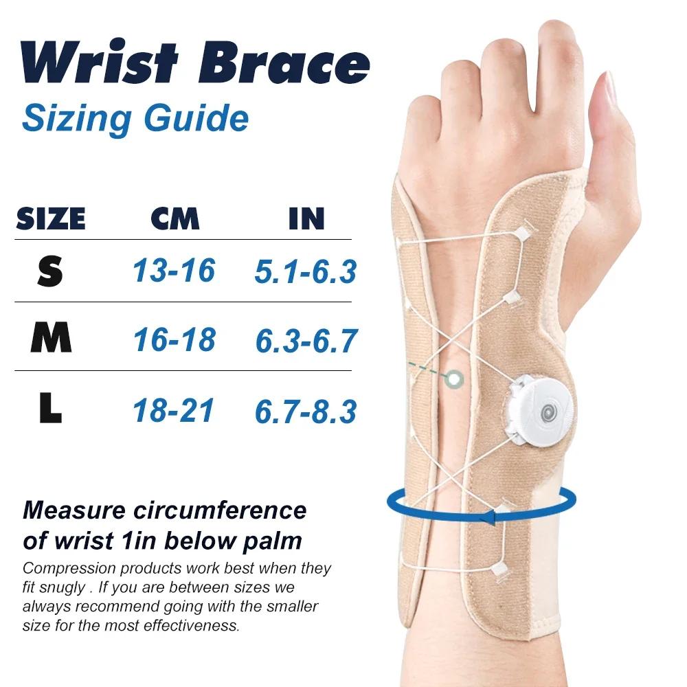 1Pcs Professional Carpal Tunnel Wrist Support Pads Brace Sprain Forearm Splint Strap Protector Comfortable To Wear For Men Women