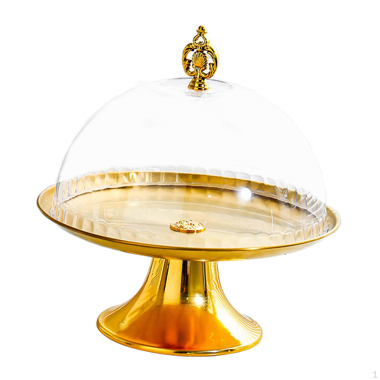 

Подставка для торта, держатель, поднос, элегантное многофункциональное блюдо с крышкой, сервировка для кексов 23cm