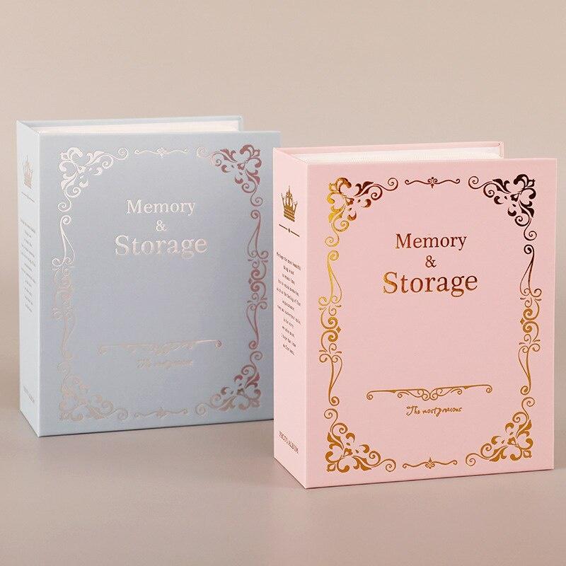 Photo Album Insert Type 4D Large 6 Inch 100 Sheets Plastic Children's Photo Album Hot Stamping