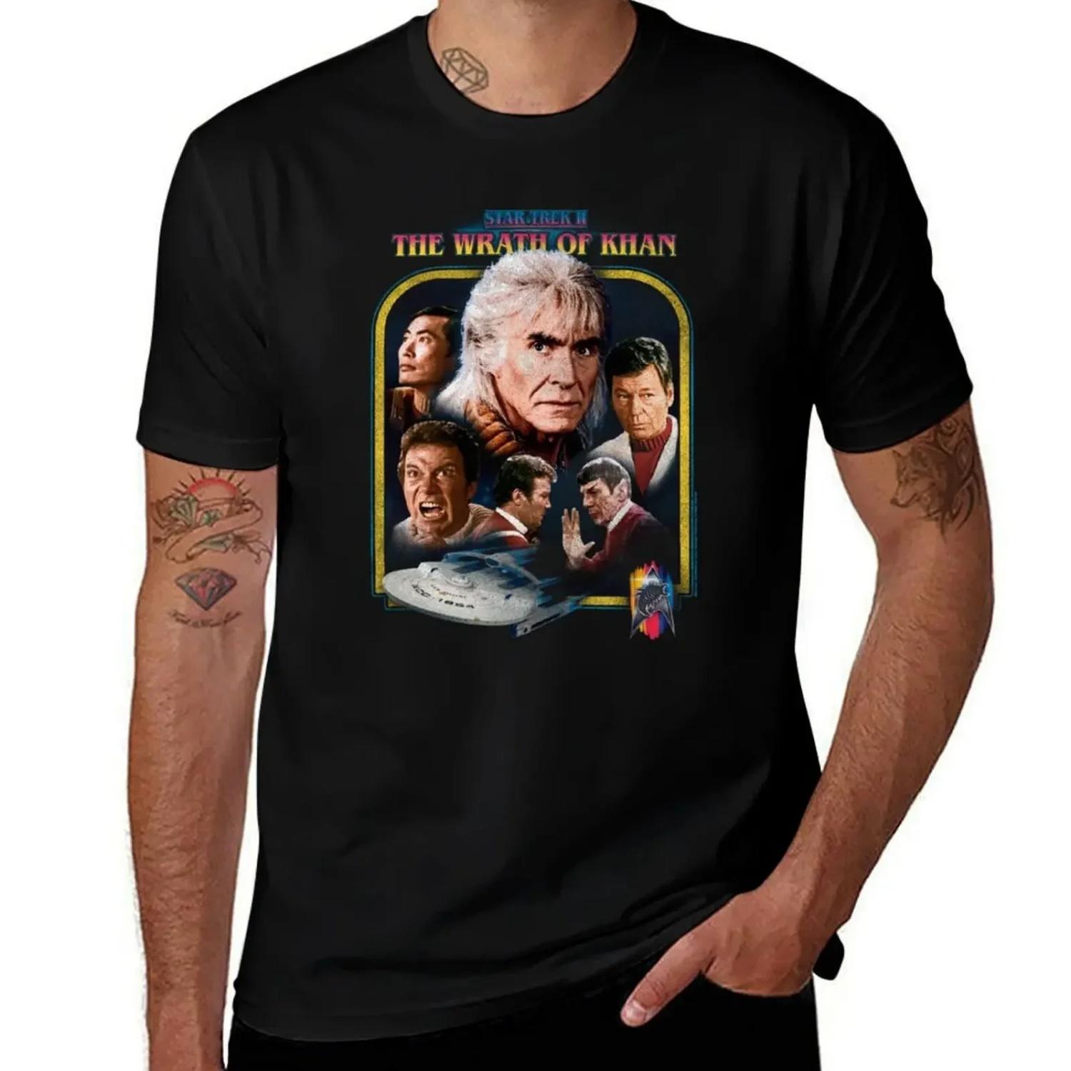 Star II_ The Wrath of Kahn Kirk s Revenge Movie Portrait T-Shirt Clothing Men s Clothing S
