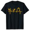 Parkour Herzschlag Liebhaber T-Shirts Unisex Damen Freizeit Baumwolle Humor Streetwear T-Shirt Kurzarm Unisex Locker Rundhals Kleidung