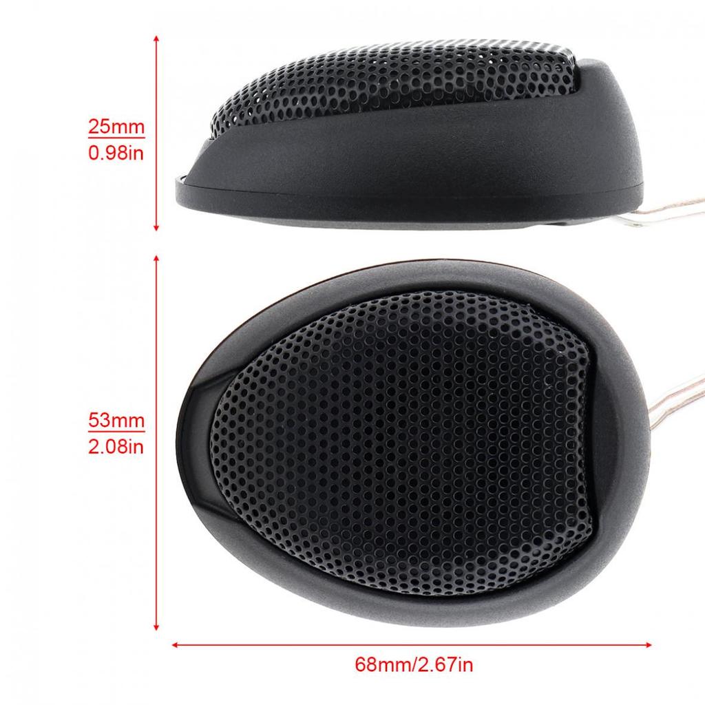 2pcs Universal 1000W TW-106 High Efficiency Mini Dome Tweeter Speakers for Car Audio System