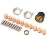 24Pcs Plasma Cutting Torch Tip Kit Consumables for IPT‑60 PT‑60 IPT‑40 Cutter Electrode Shield Cap Stand Off Swirl Ring