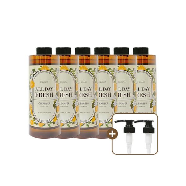 

LE QUILLAIA All Day Fresh Body Cleanser 750ml x 6