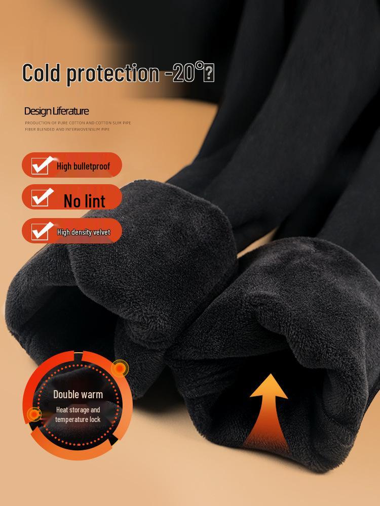 2024 Women's High Waist Velvet Flared Jeans – Slim Fit, Black, Autumn/Winter Collection