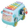 Blocks Musical Bus Alphabet Multifunction Learning Toy Pattern Matching Mini Bead Music Bus